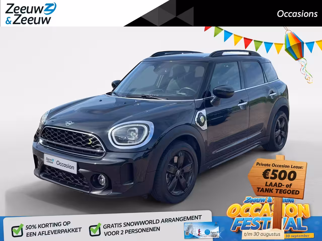Mini Countryman 1.5 Cooper S E ALL4 Chili *Automaat*Navi+Camera*Winter Pack*Heads Up Display*Elekt. Stoele