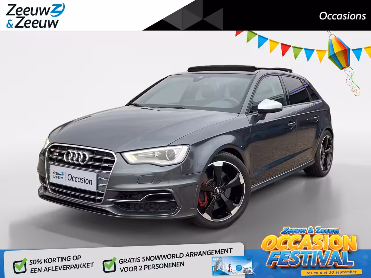 Audi S3 Sportback 2.0 TFSI quattro Pro Line Plus *Automaat*Navigatie*Schuif/Kanteldak*LED*LM.Velge