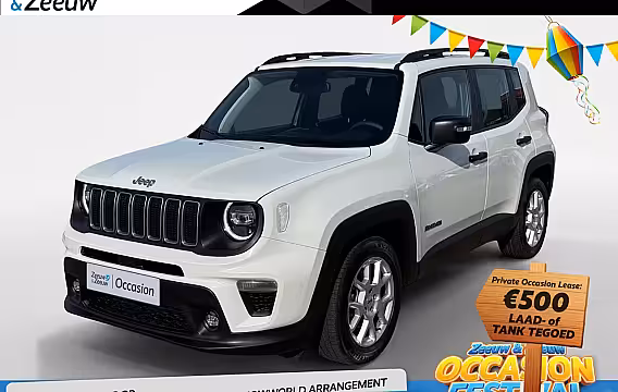 Jeep Renegade 1.5T e-Hybrid Longitude *Automaat*Navi+Camera*Climate Control*Carplay*LM.Velgen*Nette auto