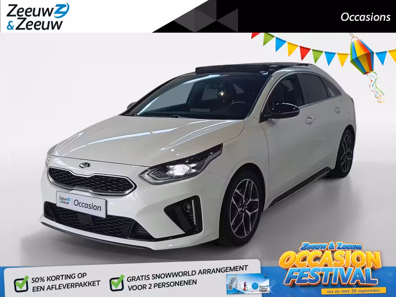 Kia Pro cee'd ProCeed 1.0 T-GDI GT-PlusLine *Navi+Camera*Schuif/Kanteldak*Climate*JBL Audio*Memory Stoel