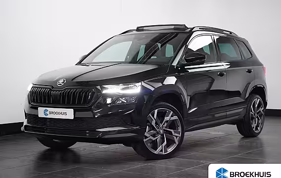 Skoda Karoq 1.5 TSI 150PK DSG-7 Sportline PANORAMADAK | NAVIGATIE | STOELVERW. | 360 CAMERA | 19 INCH