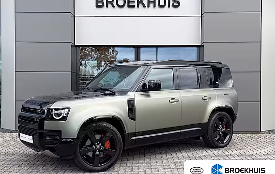 Land Rover Defender 110 P400e 110 X | Satin PPF | El. trekhaak | Koelbox | 22" | Pano | Cold Climate | Head-Up | 4