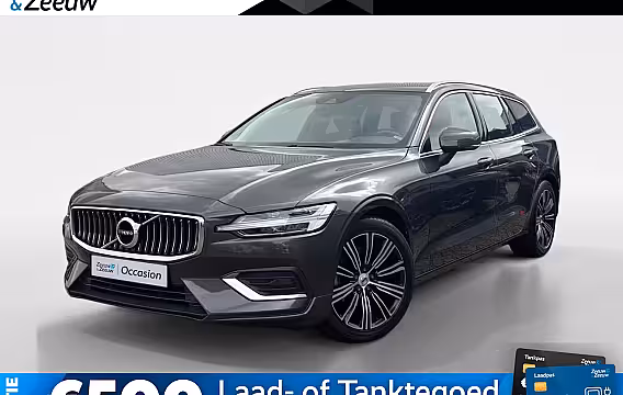 Volvo V60 2.0 B4 Plus Bright | Achteruitrijcamera | Elektr. Achterklep | Lederen bekleding | Geheuge