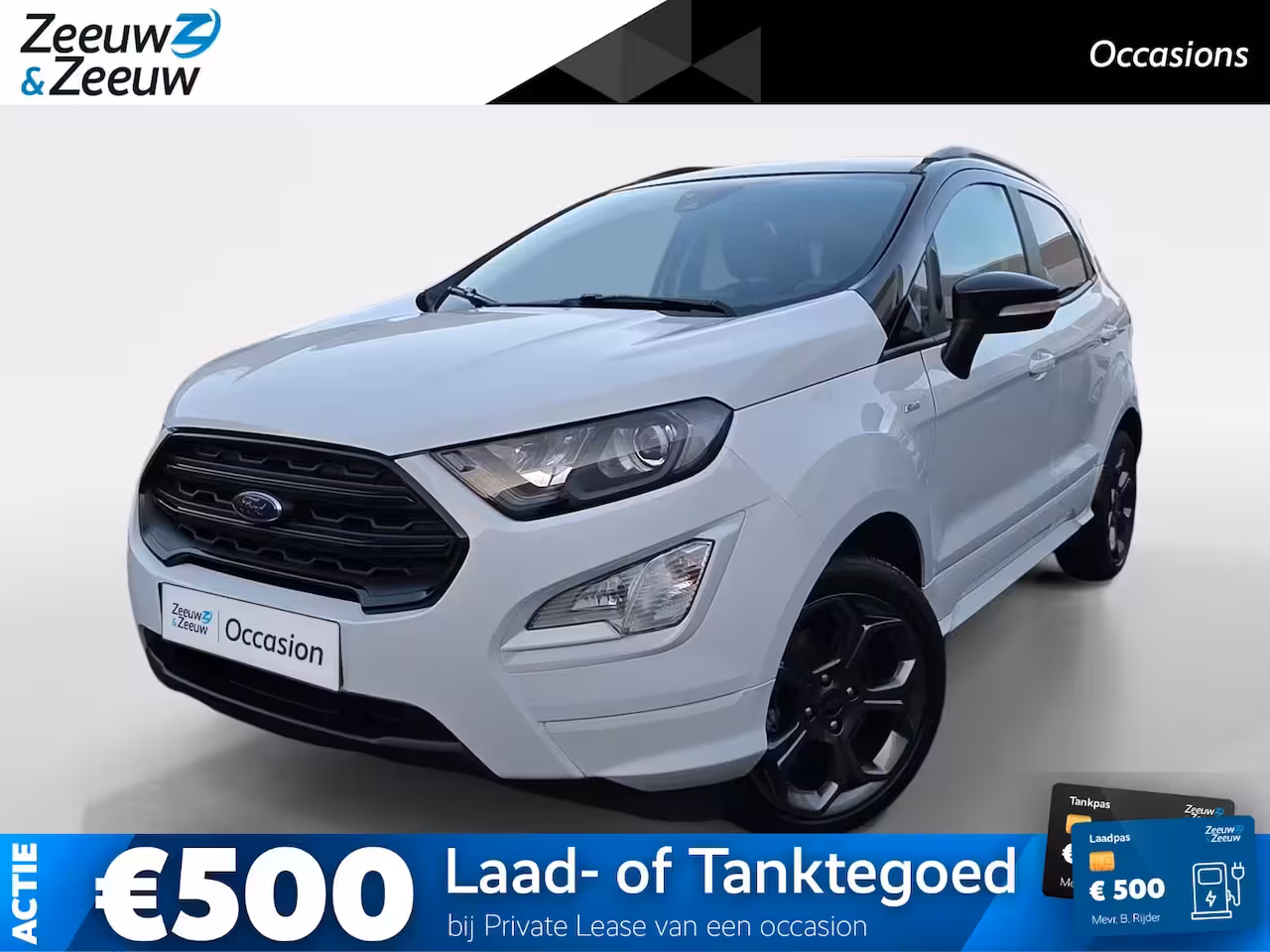 Ford EcoSport 1.0 EcoBoost ST-Line | Two-Tone | Winter Pack | Climate Control | Parkeersensoren | Apple