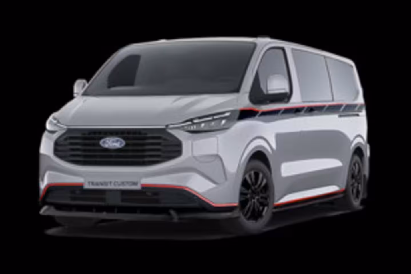 Ford Transit Custom 320 2.5 PHEV L2H1 Grey Platinum Dubbele Cabine (verwacht)