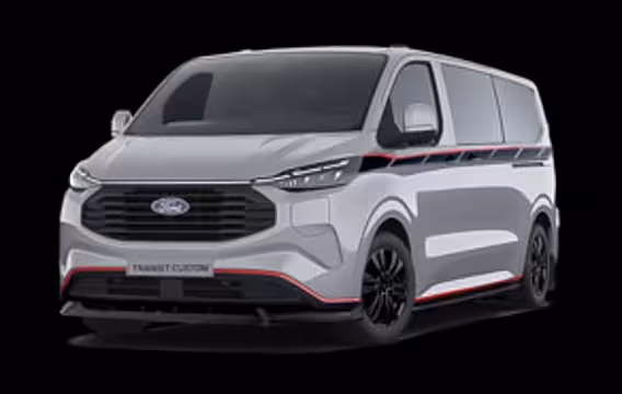 Ford Transit Custom 320 2.5 PHEV L2H1 Grey Platinum Dubbele Cabine (verwacht)