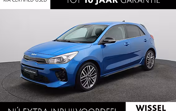 Kia Rio 1.0 T-GDi MHEV GT-Line | Airco | Navi | Camera | Parkeerhulp | Lm Velgen |