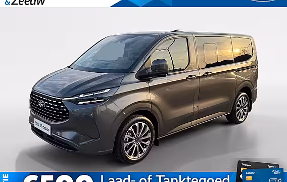 Ford Tourneo Custom 340 2.5 PHEV L1H1 Titanium X 8 persoons | Automaat | B&O Audio | Lederen bekleding | Achte