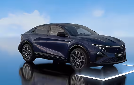Alpine A390 GT 89kWh | Bleu Abysse | Pack Driving | sportstoelen met geperforeerd Alcantara® elektrisc