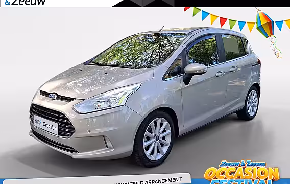 Ford B-Max 1.0 EcoBoost Titanium | VERWARMDE VOORRUIT | NAV | AIRCO | 1 JAAR BOVAG GARANTIE | TELEFOO