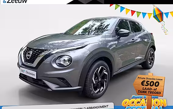 Nissan Juke 1.0 DIG-T N-Connecta | Licht metalen velgen| Metallic lak| Parkeersensoren voor en achter|
