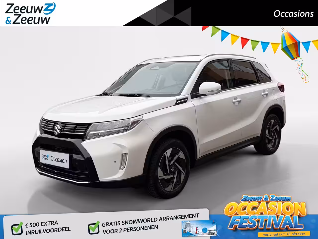 Suzuki Vitara 1.5 Hybrid Style 116PK AUTOMAAT SUNROOF | Navigatie | Apple Carplay & Android Auto | Adapt