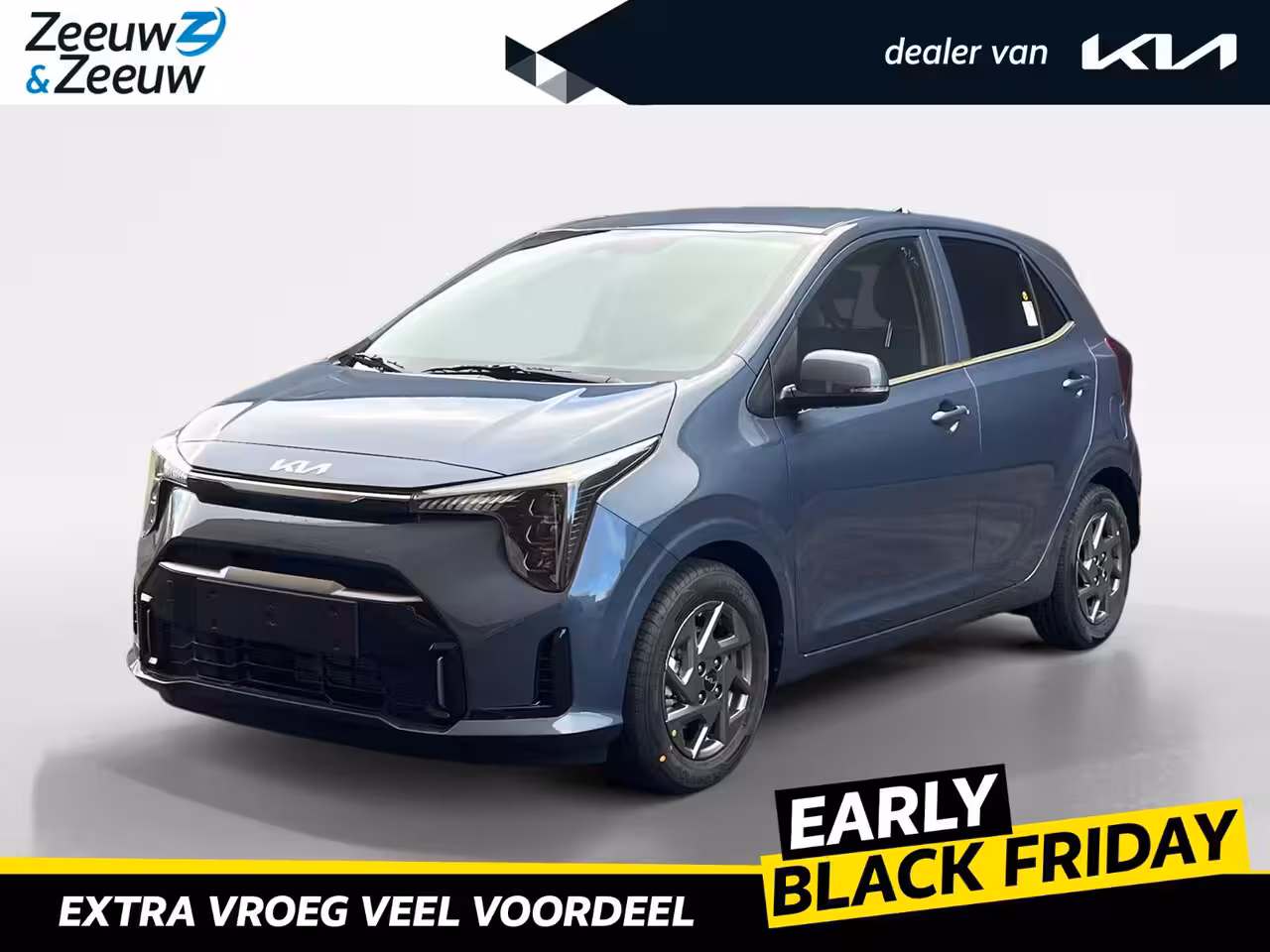 Kia Picanto 1.0 GDi DynamicPlusLine PL VANAF 288, - PER MAAND| Elektrisch inklapbare buitenspiegels |