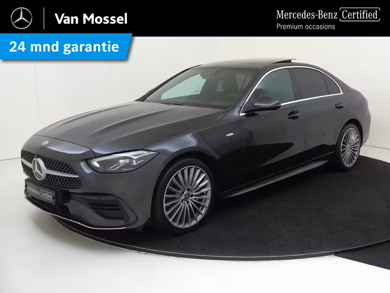 Mercedes-Benz C-klasse 300 e Business Solution AMG / Panoramadak/ 19 inch/ Memory/ Sfeerverlichting