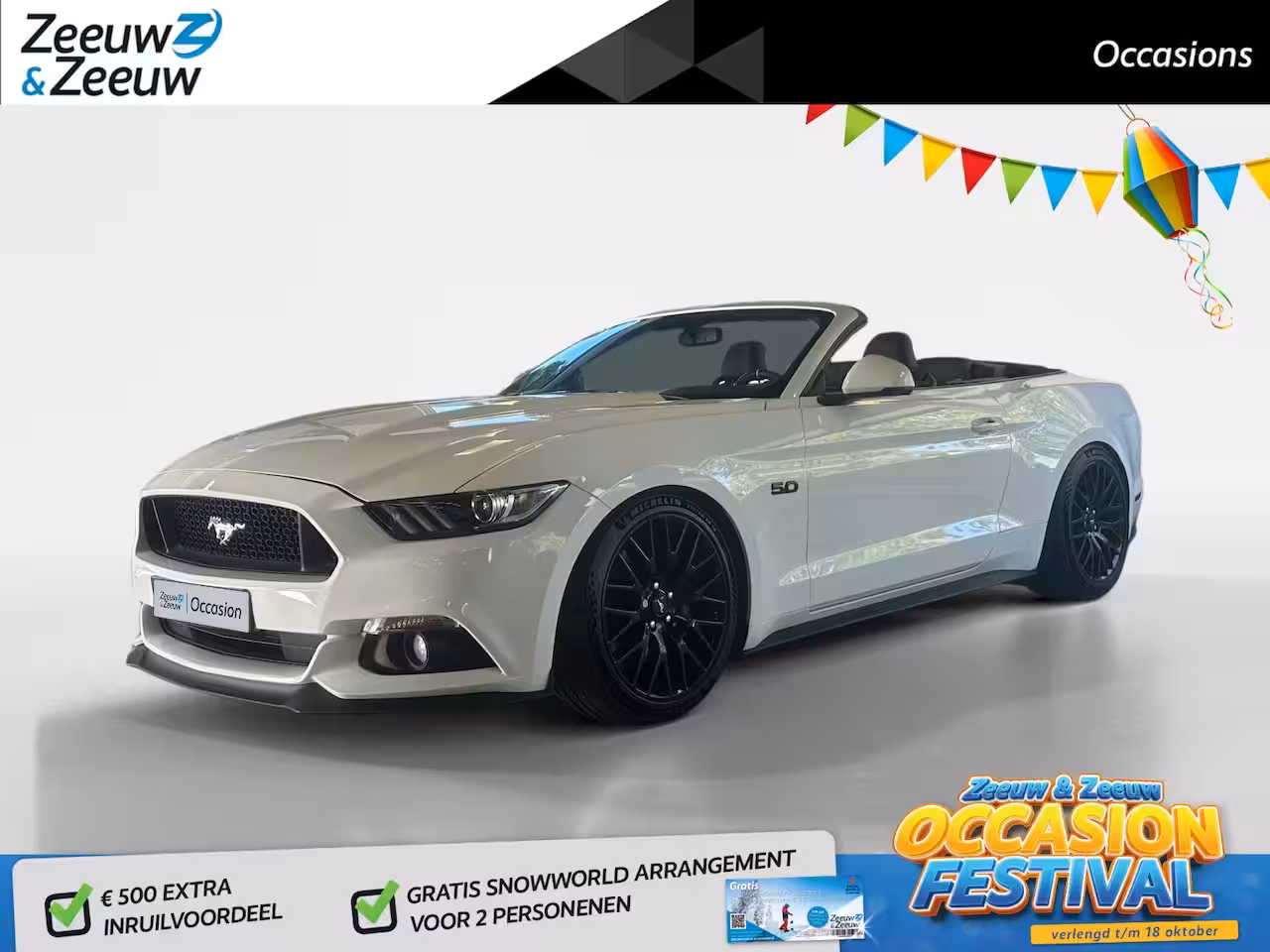 Ford Mustang Convertible 5.0 GT | KW | ASCH | Volledige Historie |