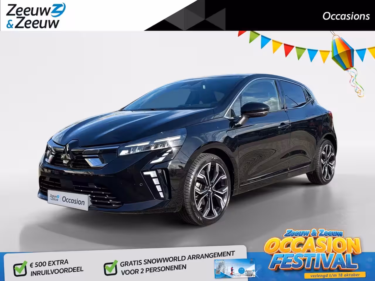 Mitsubishi Colt 1.0T MT Intense+ | ACC | Stoel- & stuur verw | Carplay | Camera |