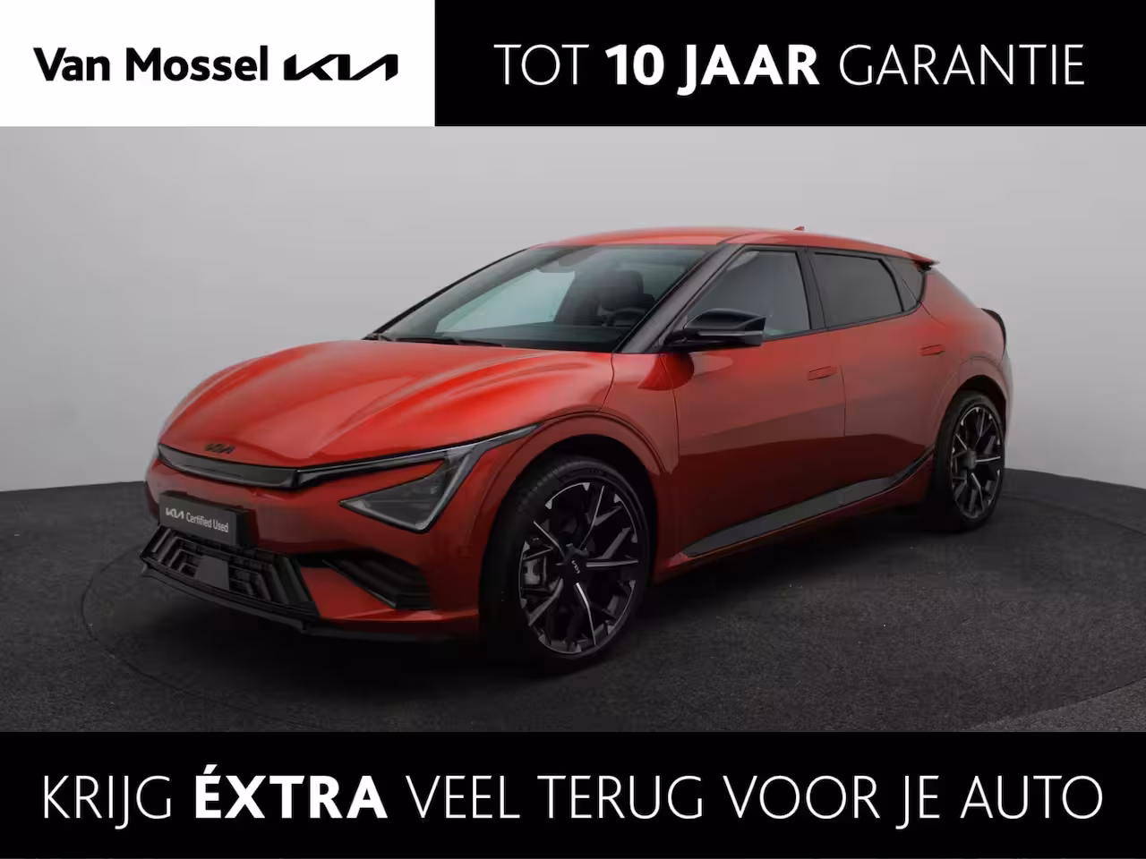 Kia EV6 GT-Line Business Edition 84 kWh | 21-Inch GT-Wielen | Zwarte Typeaanduiding | Verwarmde en