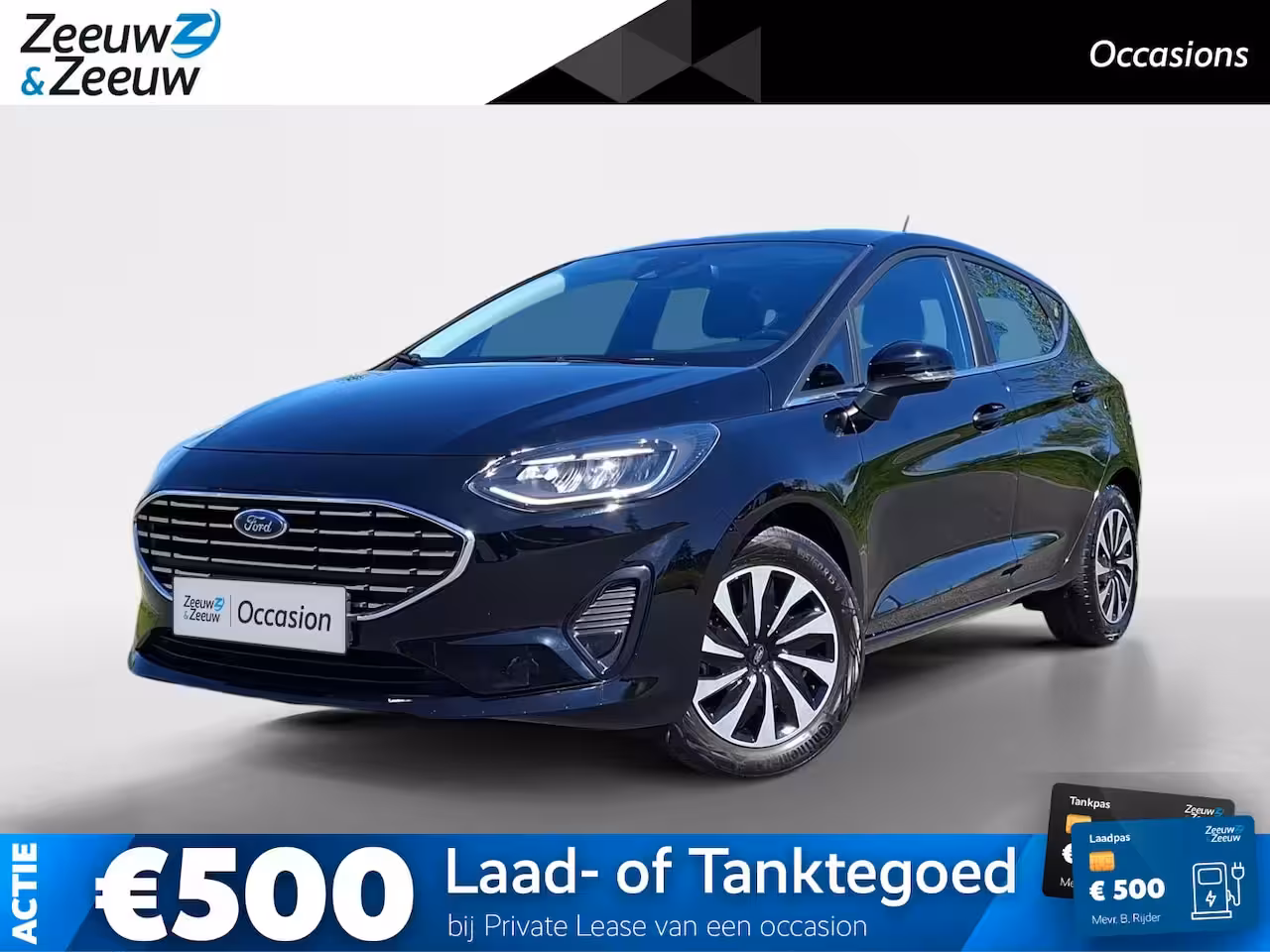 Ford Fiesta 1.0 EcoBoost Hybrid Titanium | NL-Auto | 1e Eigenaar | Winterpack | Keyless Entry | LED |