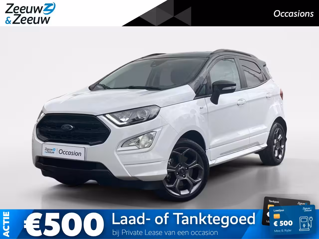 Ford EcoSport 1.0 EcoBoost ST-Line | Winter Pack | Zwart Dak | Climate Control | Parkeersensoren | Cruis