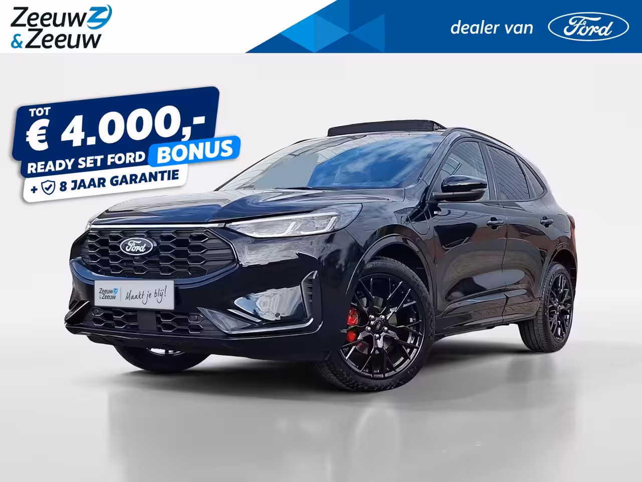 Ford Kuga 2.5 PHEV ST-Line X | Winterpack | Adaptive cruisecontrol | Dodehoekdetectie | Panoramadak