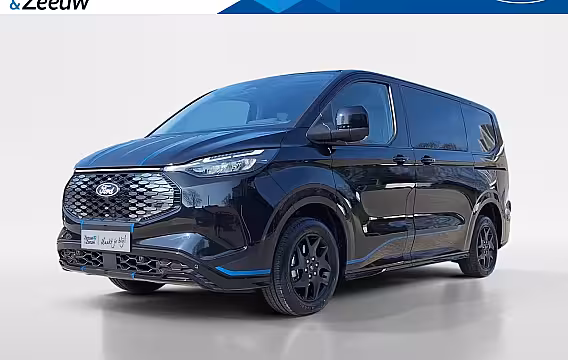 Ford E-Transit Custum 320 L1H1 Sport 71 kWh DC | Dubbele Schuideur | Camera | Trekhaak | 17" Lichtmetaal