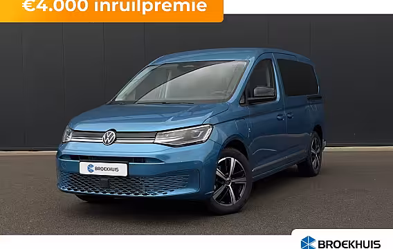 Volkswagen Caddy Maxi Style 1.5 eHybrid | Trekhaak vooorbereiding | 4 Seizoenen Banden | Led | Camera | 7 Persoo