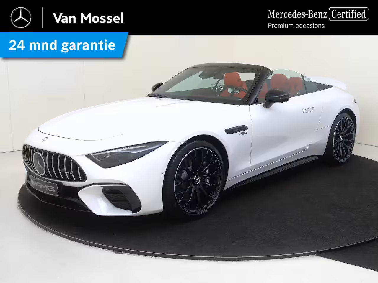 Mercedes-Benz SL-klasse Roadster 43 AMG 43 / V8 Styling/ 21 inch/ Burmester/ Stoelverwarming- & Ventilatie/ Perf. uitlaat