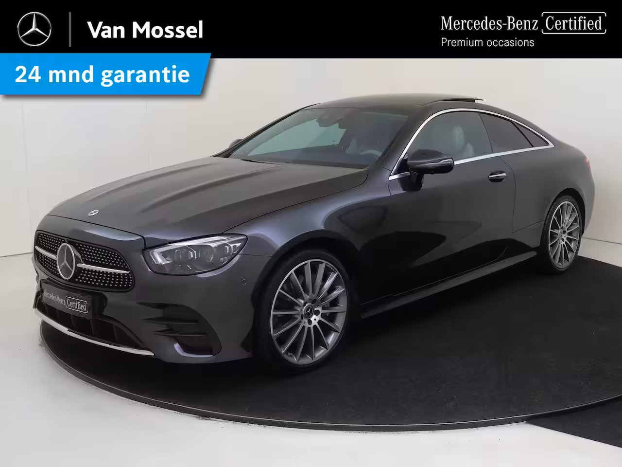 Mercedes-Benz E-klasse Coupé 450 4MATIC AMG Line / Premium Plus/ AIRMATIC/ 20 inch/ Burmester/ Memory