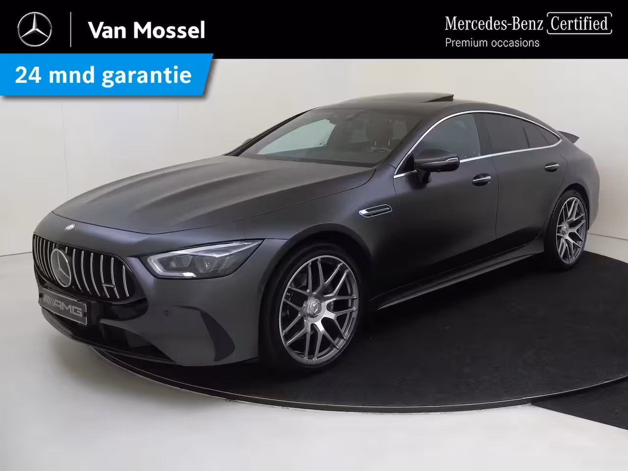 Mercedes-Benz AMG GT 4-Door Coupe AMG 43 4MATIC+ Premium Plus MANUFAKTUR grafietgrijs magno /Memory /Rijassistentiepakket /M