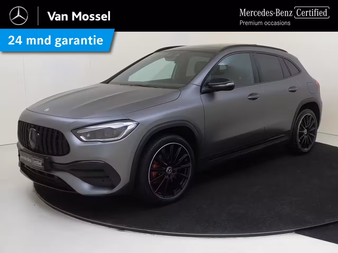 Mercedes-Benz GLA-Klasse 250 e AMG Line MANUFAKTUR Berggrijs magno /Panoramadak /20 Inch /Night-pakket