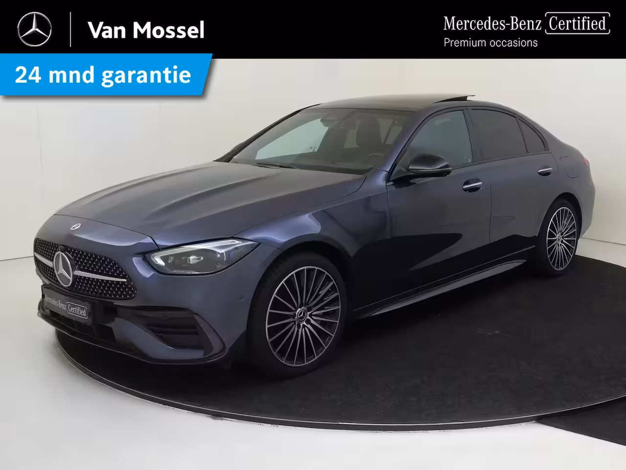 Mercedes-Benz C-klasse 300 e Business Solution AMG Premium Plus /Panoramadak /Burmester /HUD /Memory