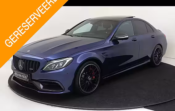 Mercedes-Benz C-klasse AMG 63 S Panoramadak / Memory Seats / Head-Up / 360 Camera / Nappa Leder / Nightpakket /
