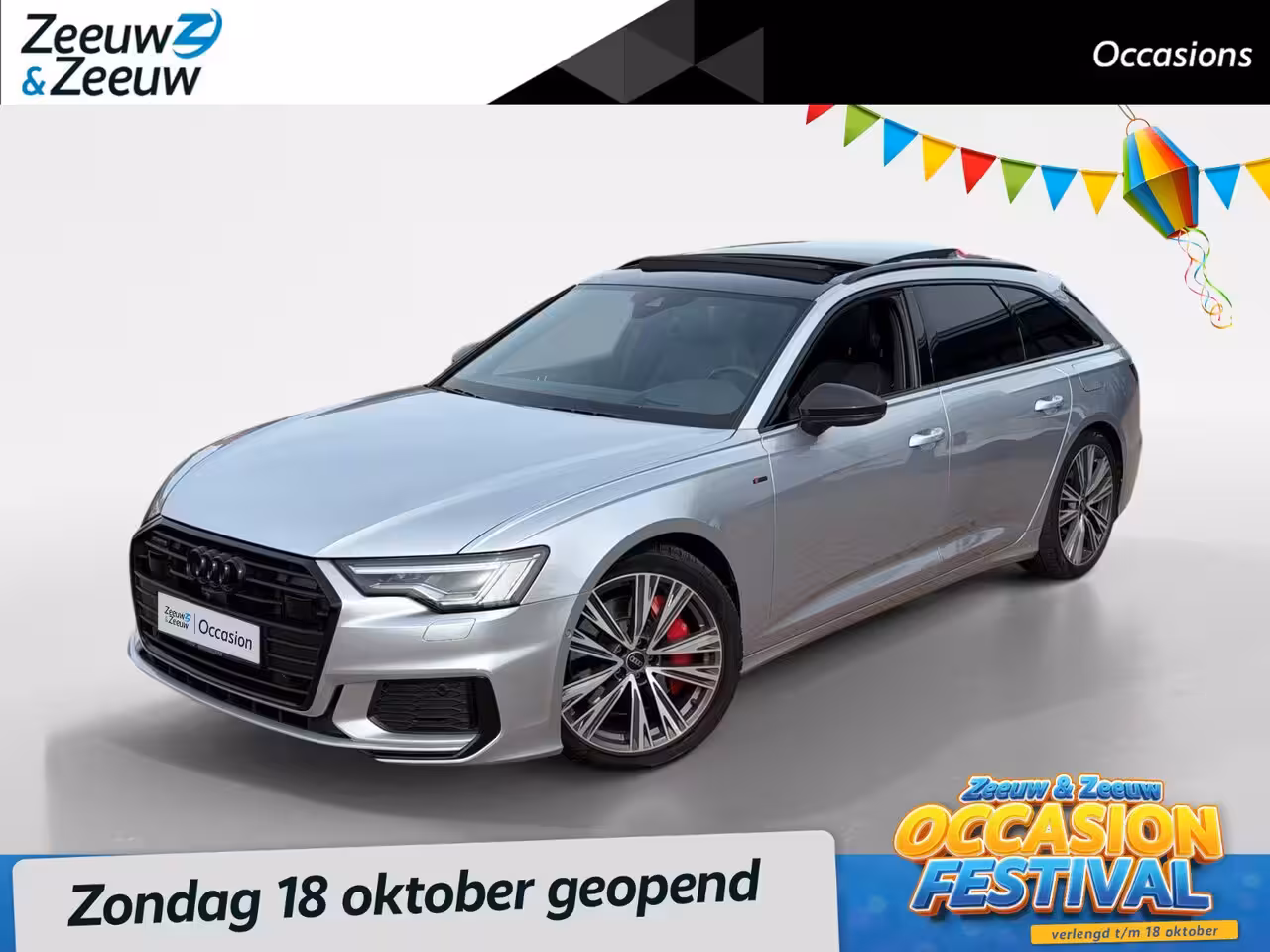 Audi A6 Avant 55 TFSI e quattro Competition *Navi*360Camera*Schuif/kanteldak*Climate Control*Adapt. Crui