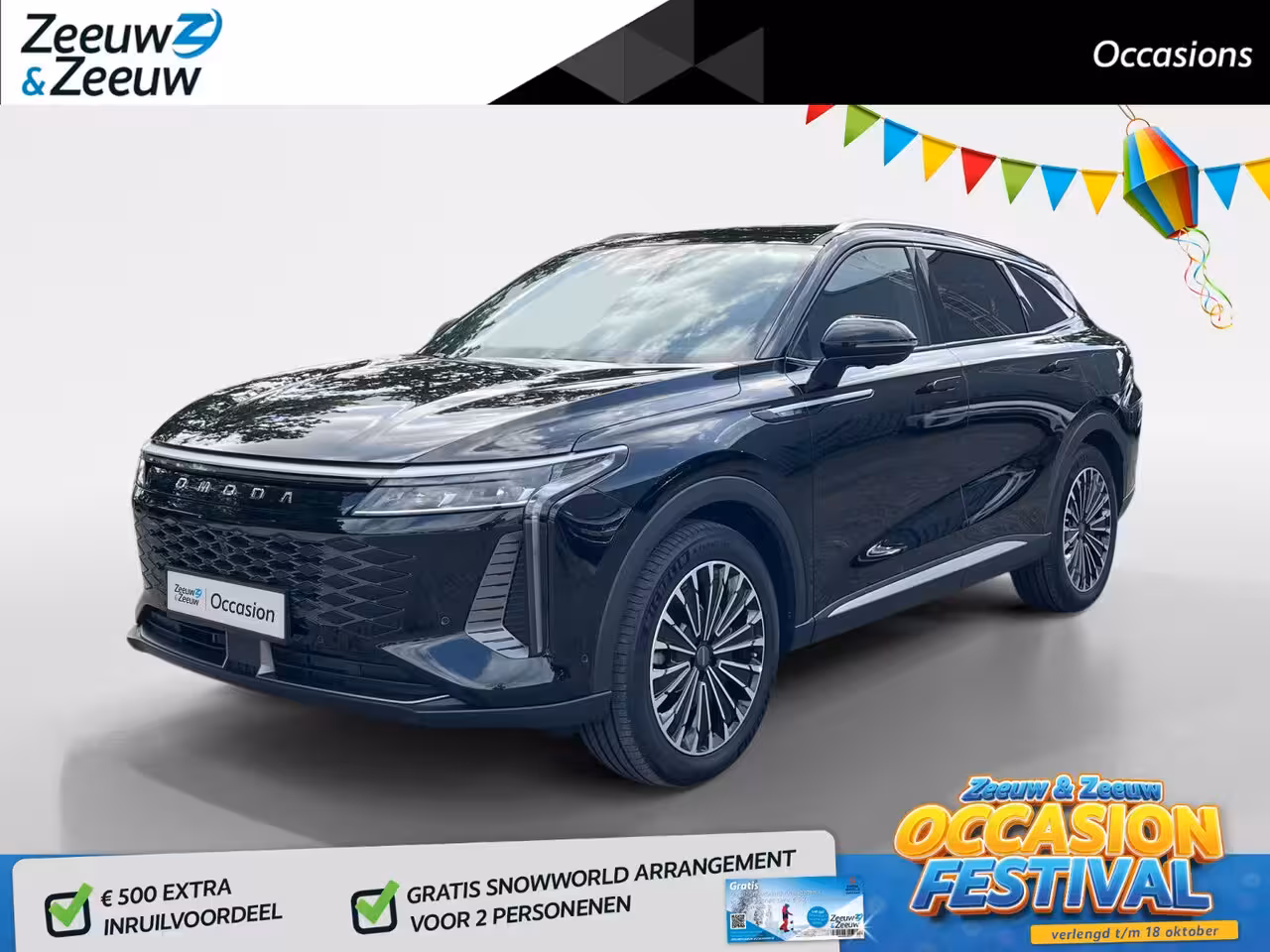 Omoda 9 9 1.5T-GDi SHS-P Premium 5p | DEMO | 145 km elektrisch rijbereik | Full Options | Stoelver