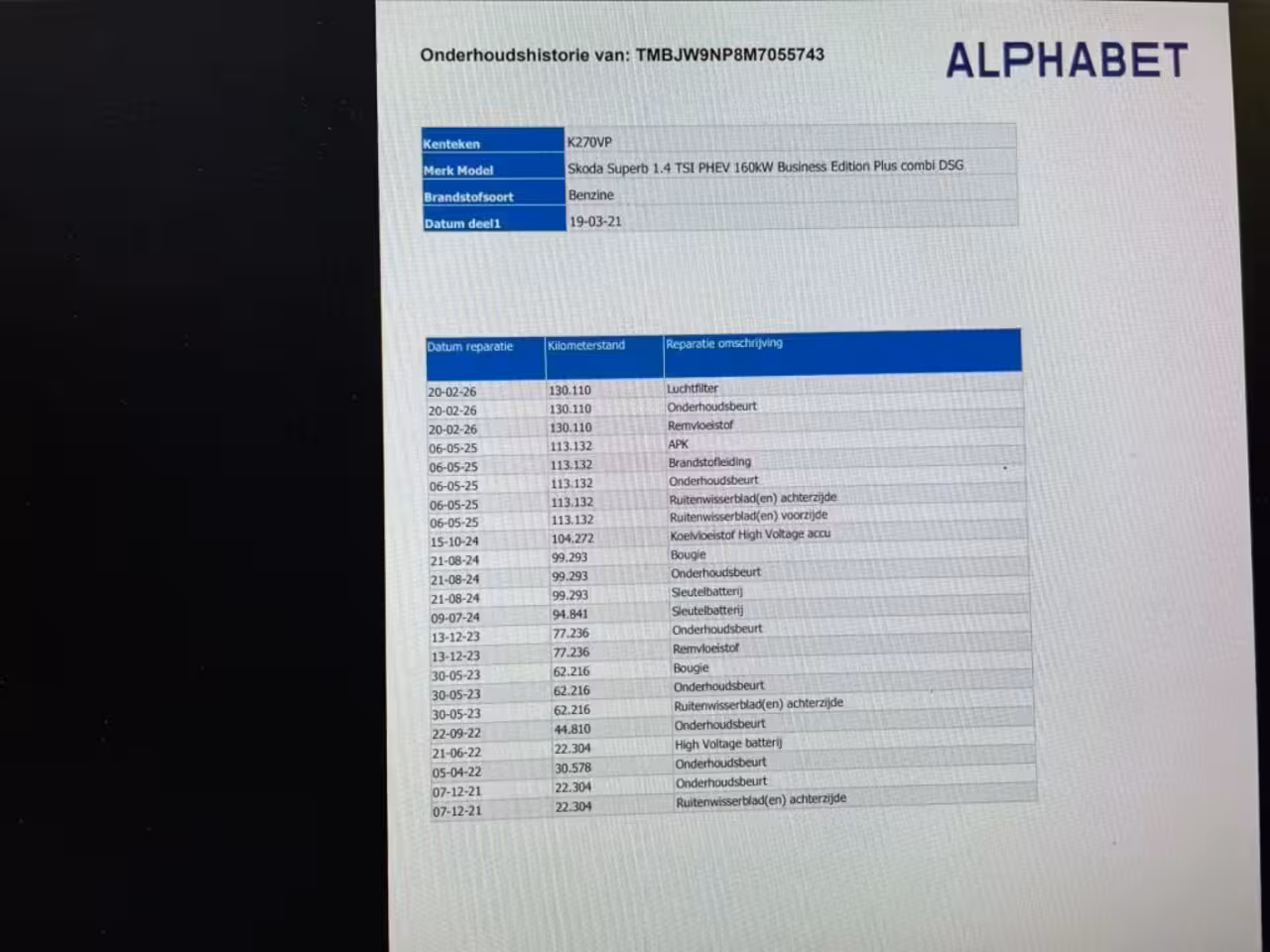 Skoda Superb Combi 1.4 TSI iV PHEV Business Edition Plus - Carplay, Camera, Stoelverw. Half Leer, Afn. Trekha