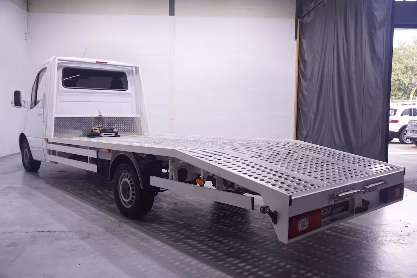 Mercedes-Benz Sprinter 319 CDI 3.0 V6 190 pk Autotransporter Marge Auto Airco, Cruise Control, LED Koplampen, Tre