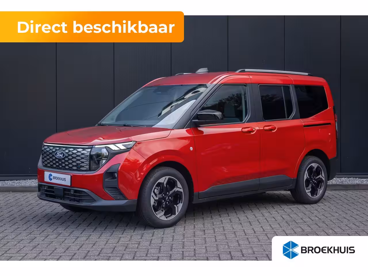 Ford Tourneo Courier BEV Titanium | €7.535, - korting | Driver Assistance Pack incl. navigatie | Trekhaak | Ach