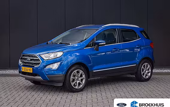 Ford EcoSport 1.0 EcoBoost Titanium | All seazon banden | Trekhaak | Navigatie incl. bluetooth | Half le