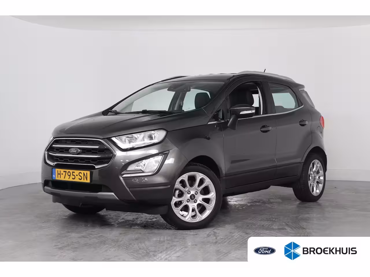 Ford EcoSport 1.0 EcoBoost Titanium | 1e Eigenaar | Navi By App | Clima | Half Leder | Parkeersensoren |