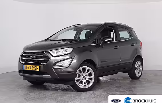 Ford EcoSport 1.0 EcoBoost Titanium | 1e Eigenaar | Navi By App | Clima | Half Leder | Parkeersensoren |