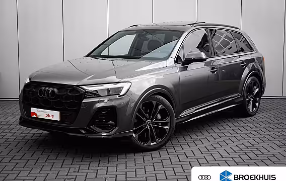 Audi Q7 55 TFSI e quattro Pro Line S 394PK | Trekhaak | Leder valcona met S-logo | Panoramadak | A