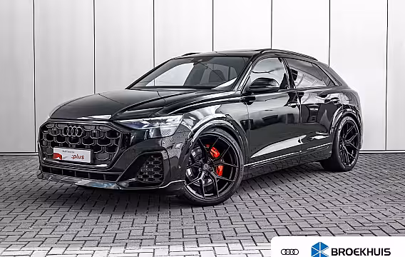 Audi Q8 60 TFSI e quattro Pro Line S Competition 490PK | Panoramadak | 23'' Vossen | Laser LED Kop