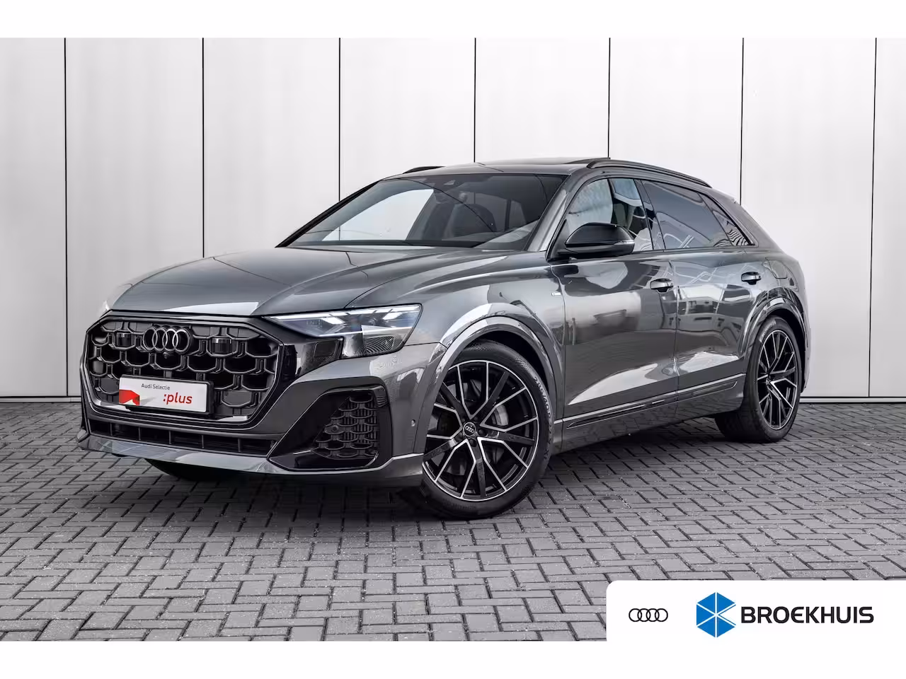 Audi Q8 55 TFSI e quattro Pro Line S 394PK | Panoramadak | Elek.stoelen incl. geheugen | Sfeerverl
