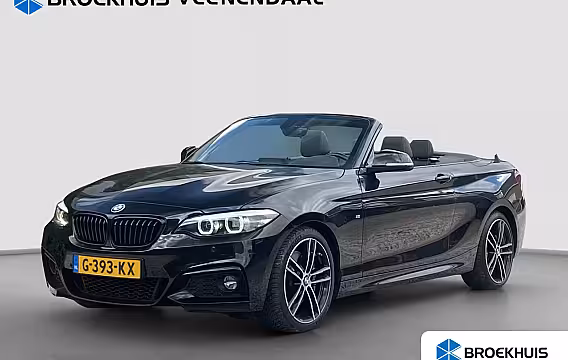 BMW 2-serie Cabrio 220i M-Sport 2.0 184pk | Stoelverwarming | Leder | Dealer OH | Cruise Control | Climate Co
