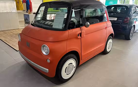Fiat Topolino Brommobiel Corallo | LED achterlichten | LED koplampen | Panoramadak