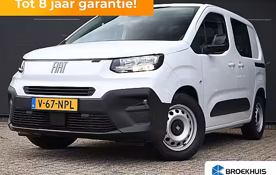 Fiat E-Doblo 136 L1 50 kWh Tot 8 Jaar Garantie | 2x Schuifdeur | Cruise Control | Airco |