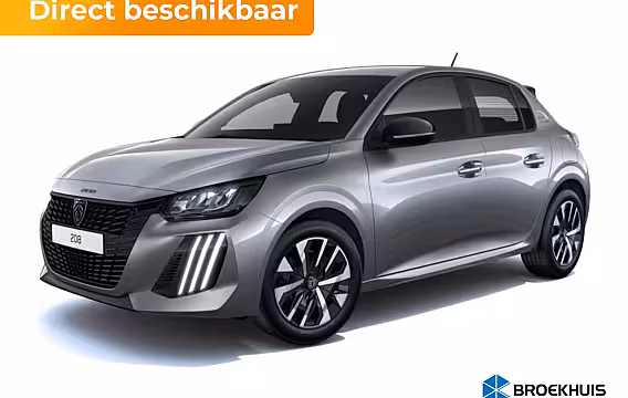 Peugeot 208 Style | Dashboard en deurpanelen in kunststof met carboneffect | Ecoled koplampen | Elektr