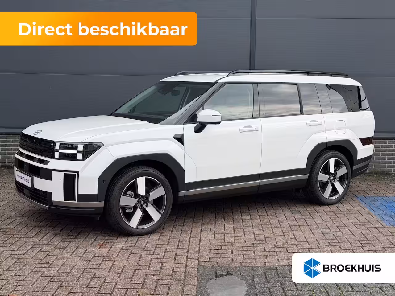 Hyundai Santa Fe 1.6 T-GDI HEV Premium 7p / Nieuw op Voorraad / Ledere Bekleding / 7 Persoons / Vol Uitgeru