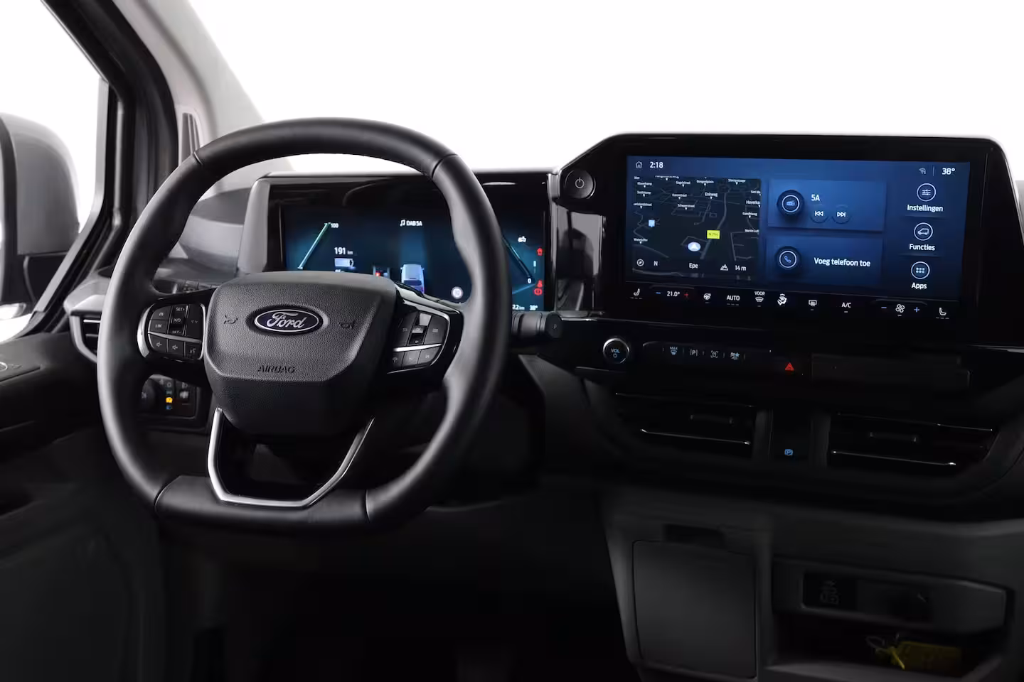 Ford Tourneo Custom 340 Titanium 65 kWh 8-Persoons | Camera | Stoel-/Stuurverwarming | Climate | Cruise | Keyl