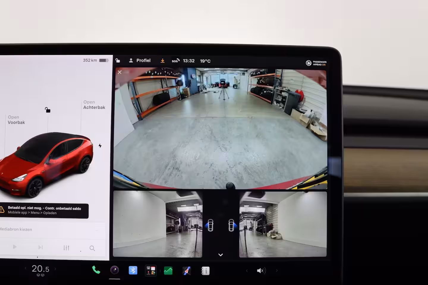 Tesla Model Y Long Range AWD 75 kWh | SOH 93% | Trekhaak | Leder | Pano | Camera | Stoel/Stuurverwarming
